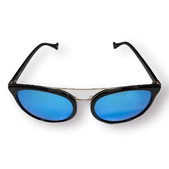 Agatha Paris SAG0801 Aviator Sunglasses Blue Mirror Lenses‎ France 145mm main image 8